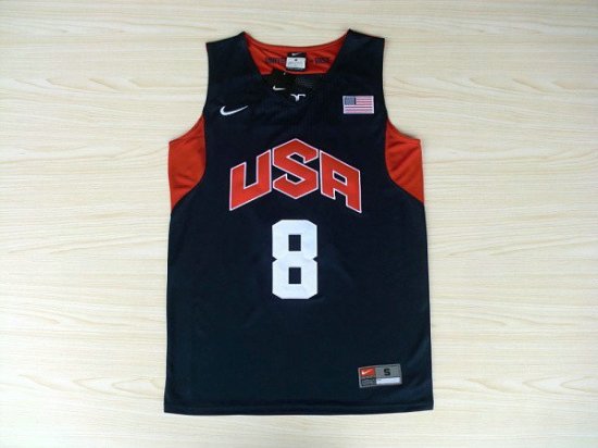 Nike Team 2012 USA Olympic Deron Williams 8 Basketball Team Jersey Blue